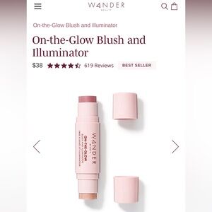 NEW! Wander Beauty On-The-Glow Blush - Radiant in dusk